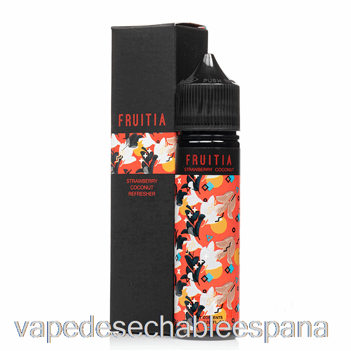 Vape Desechable España Refresco Coco Fresa - Fruitia - 60ml 0mg